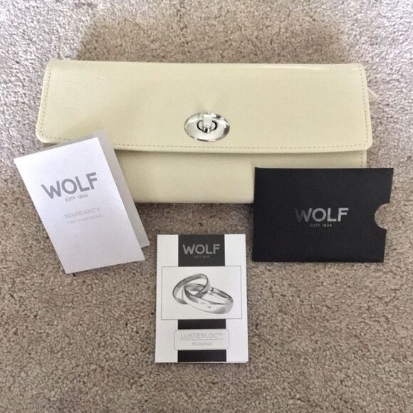 WOLF Handbags - New WOLF London Jewelry Roll - Cream